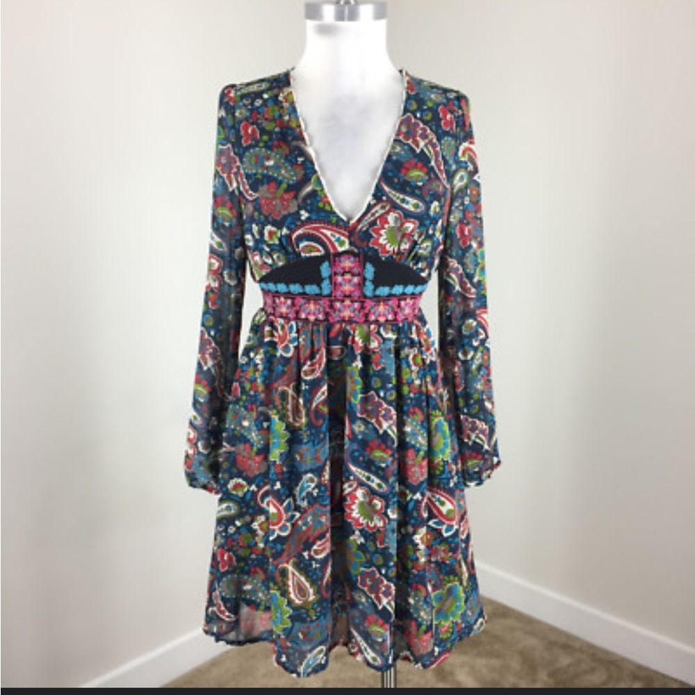 Flying Tomato Multicolor Paisley Dress